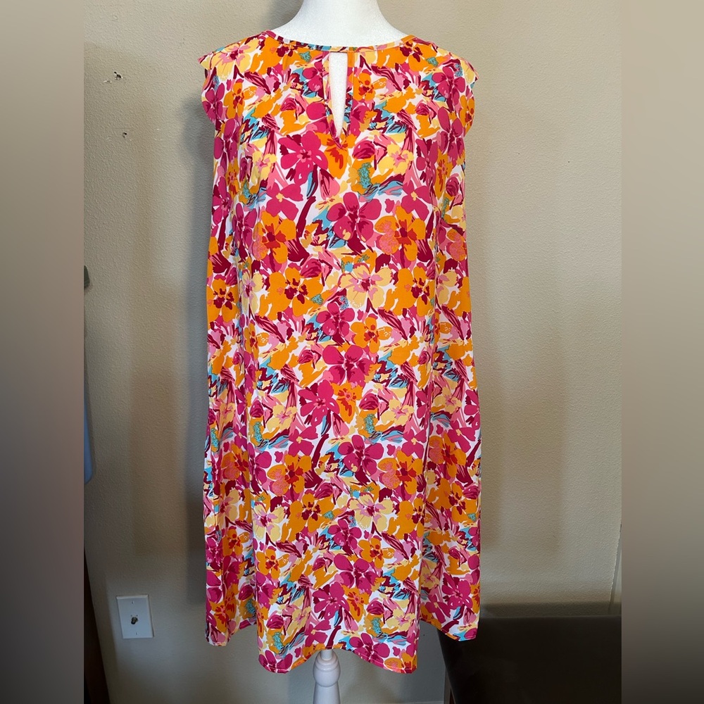 NWT SHEIN Women’s Bright Floral Dress, size XL (A2)